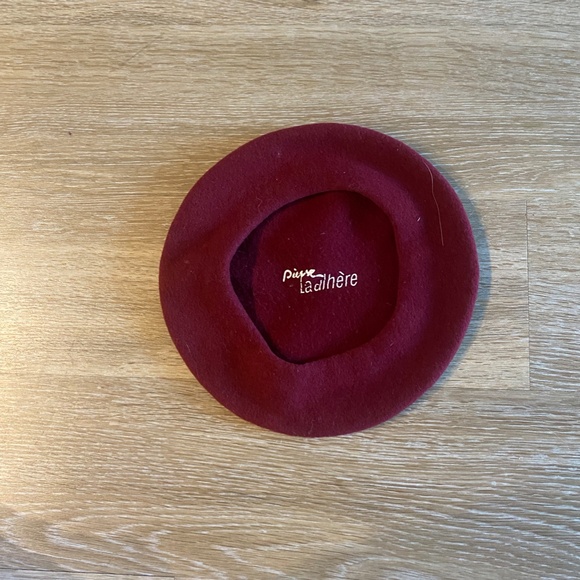 authentic french beret - maroon - Picture 2 of 2